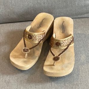 Foam Wedge Sandals by Skechers